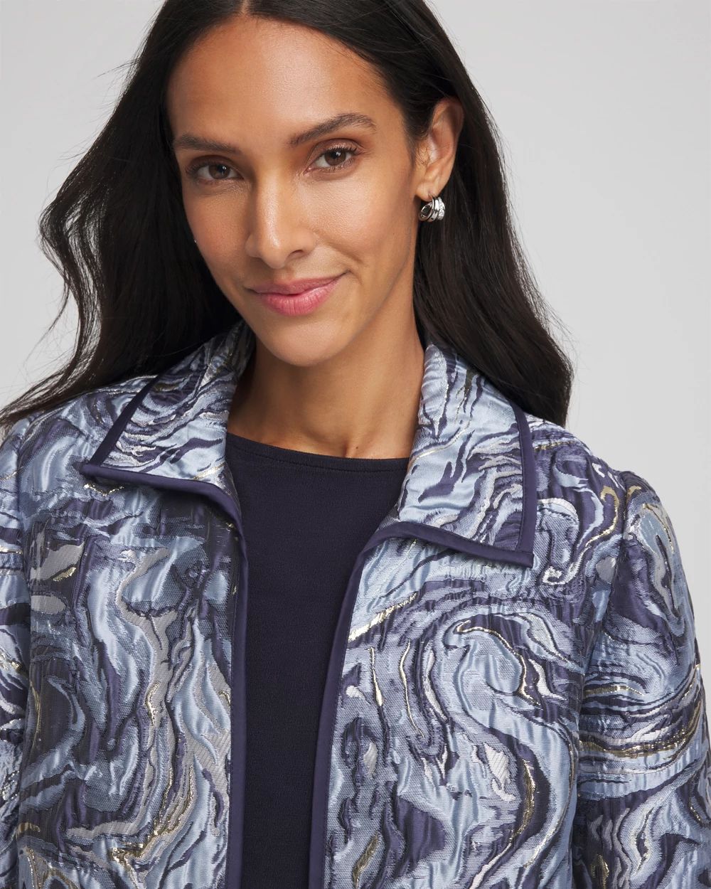 Chicoジャケット Travelers™ Jacquard Swirl Jacket | Chico's